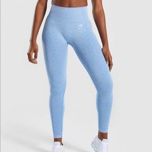 Gymshark Vital Seamless Leggings Malibu Blue Size Medium